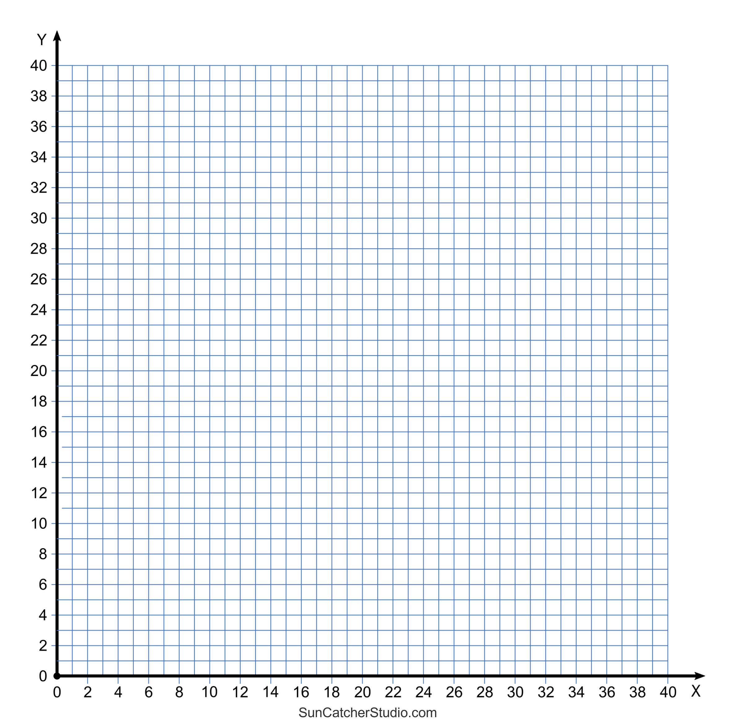 Graph Paper Numbered To 10
