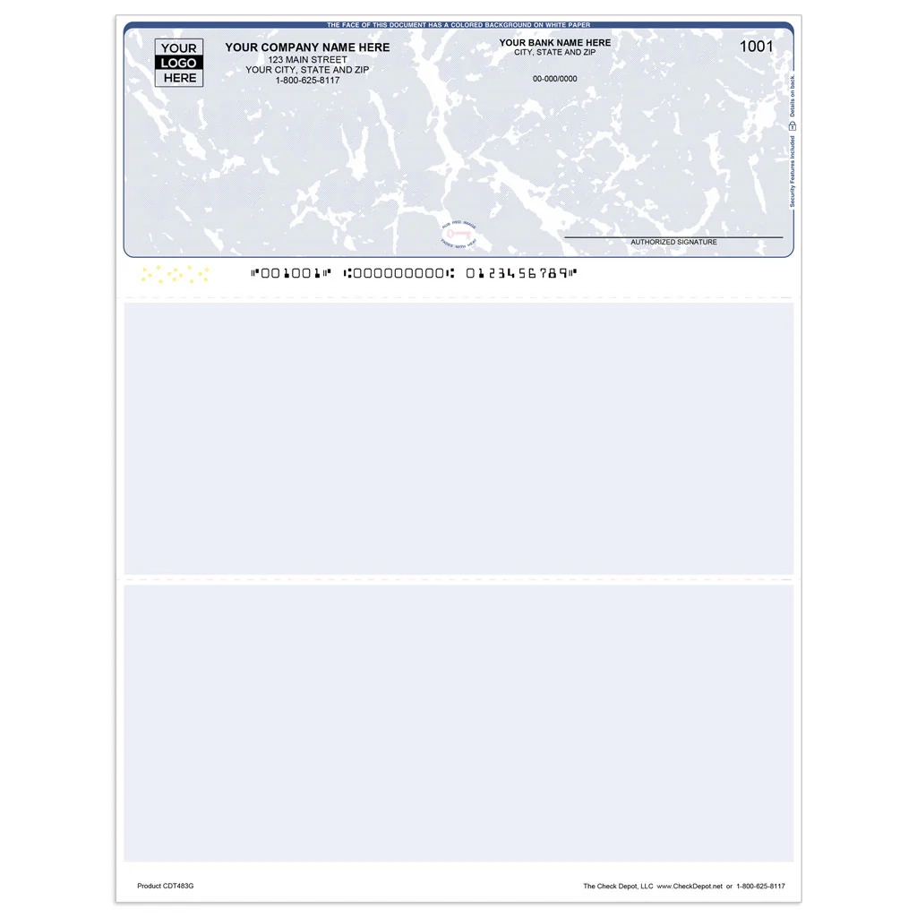Printable Blank Business Check Template