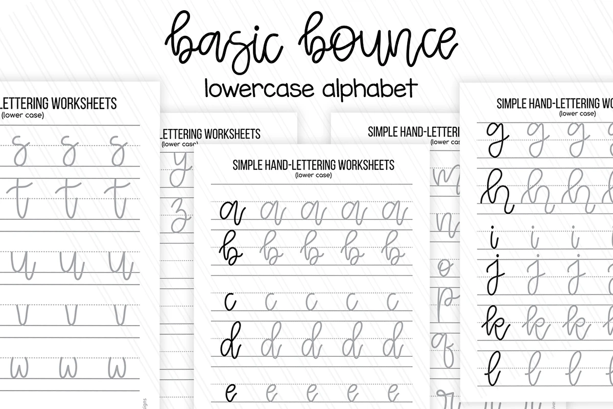 Lettering Worksheets Printable