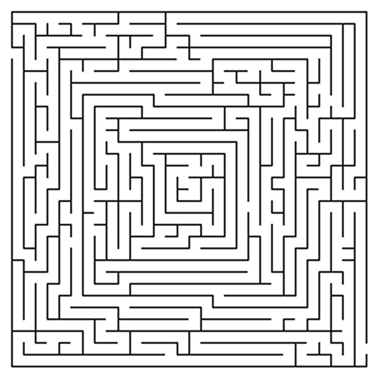 Printable Adult Maze Puzzles