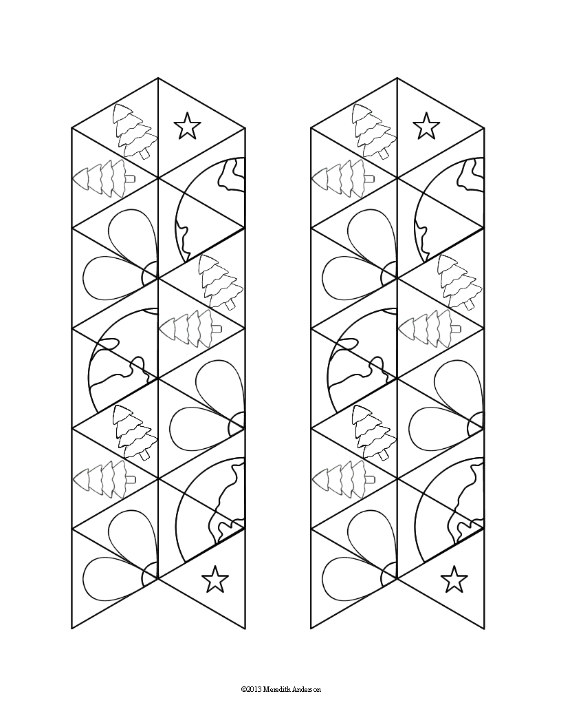 Hexaflexagon Template Printable