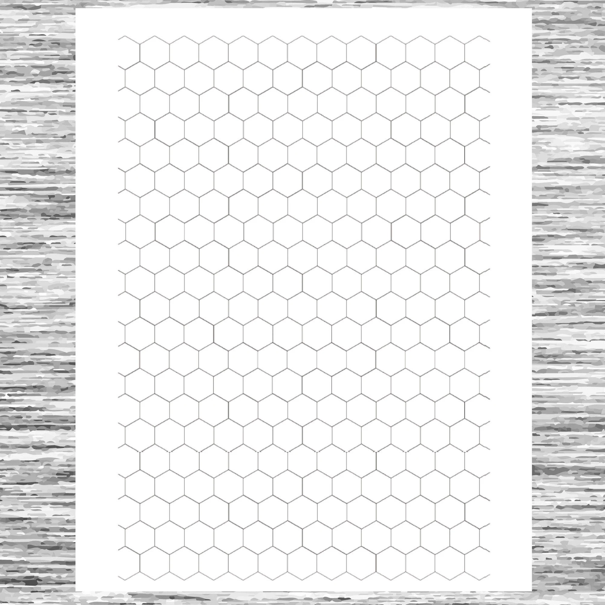 Hexagon Graph Paper Printable PDF amp Word Etsy New Zealand