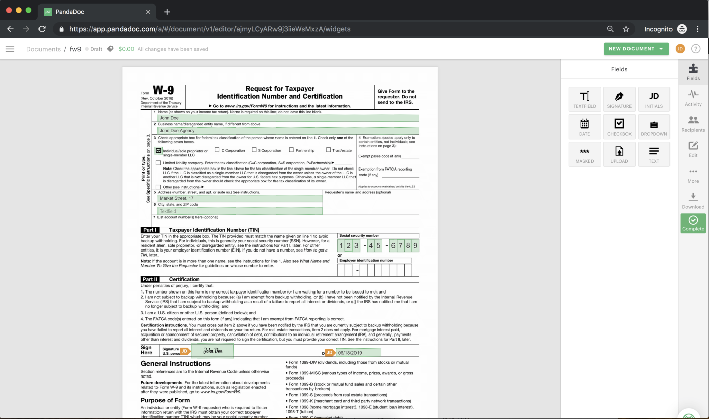Where To Get W9 Form For Llc