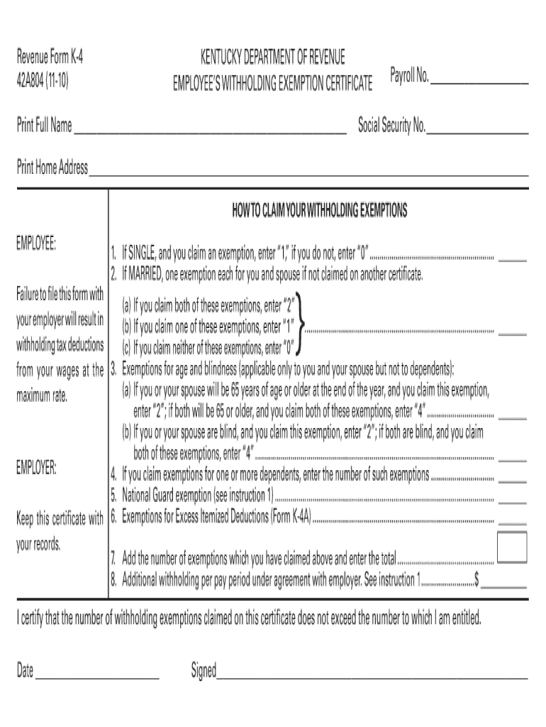 K4 Form 2025 Kansas