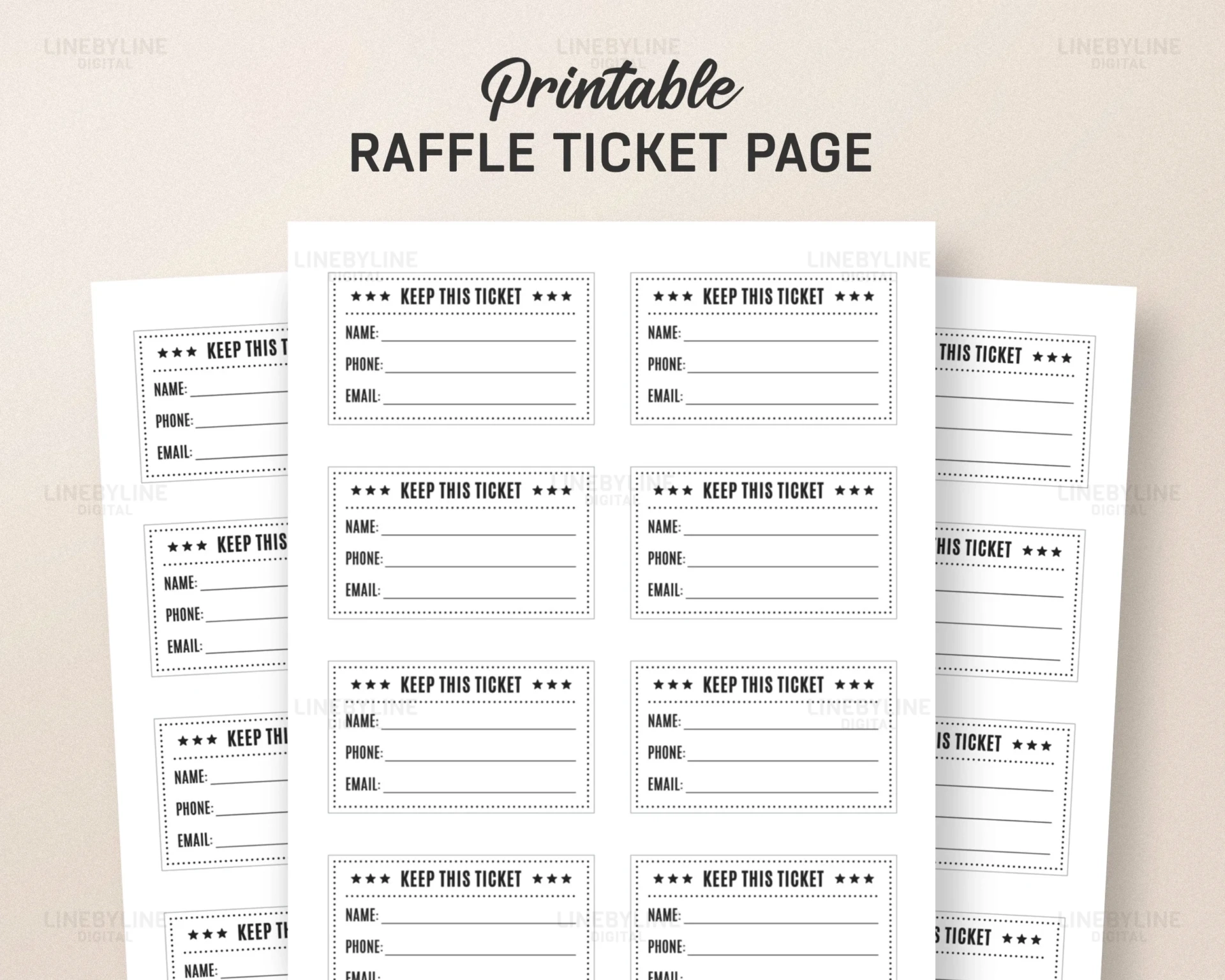 How To Incorporate Your Brand Into Printable Blank Raffle Tickets How To Incorporate Your Brand Into Printable Blank Raffle Tickets