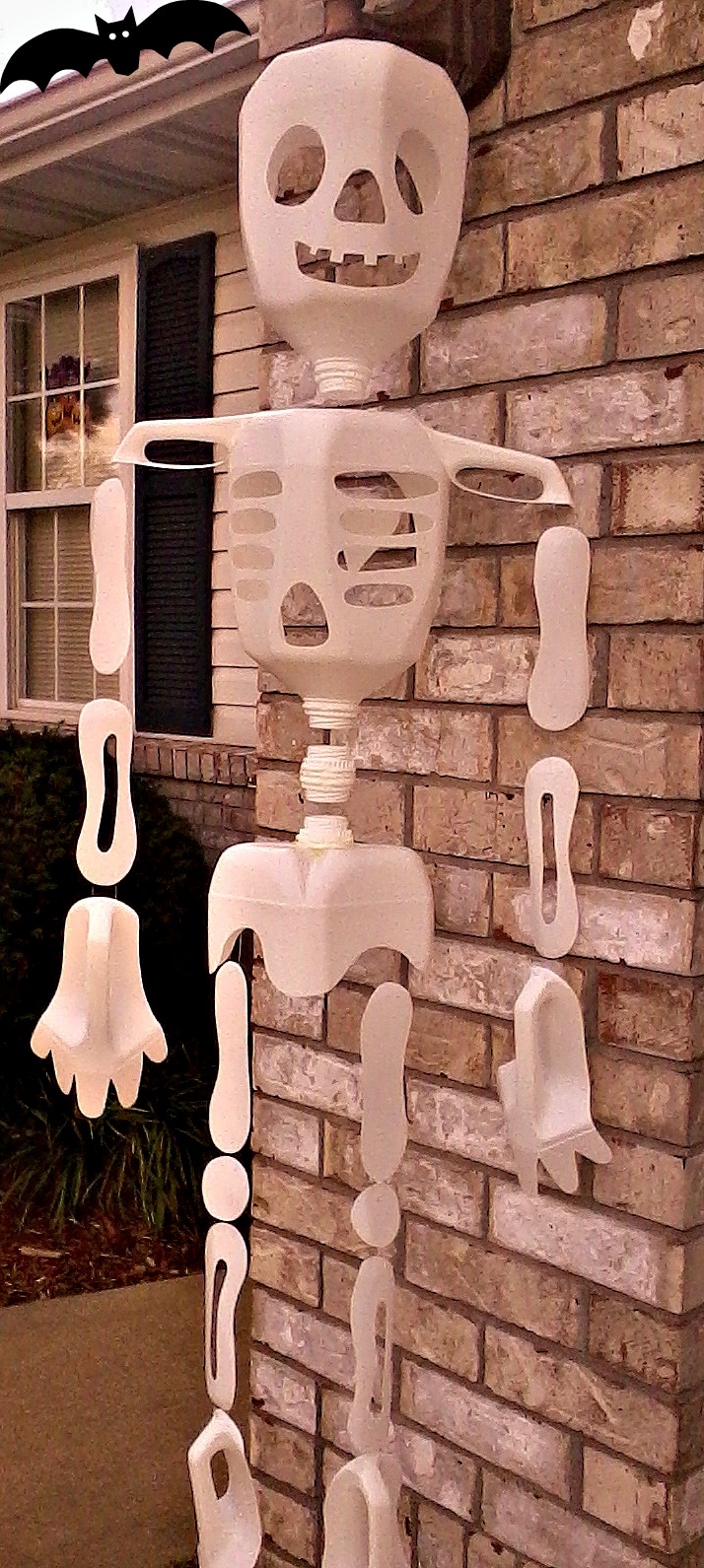 Printable Milk Jug Skeleton Template