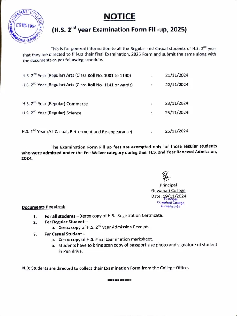Hsc Form Fill Up 2025