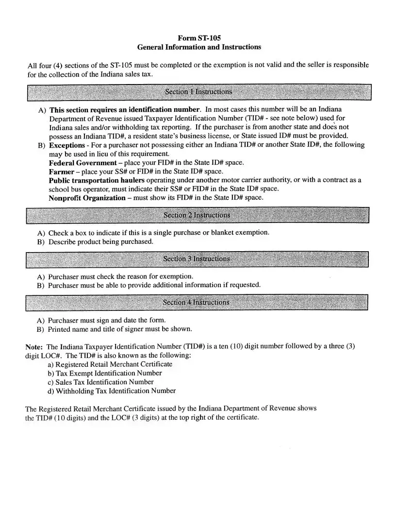 Are New St-105 Forms Required