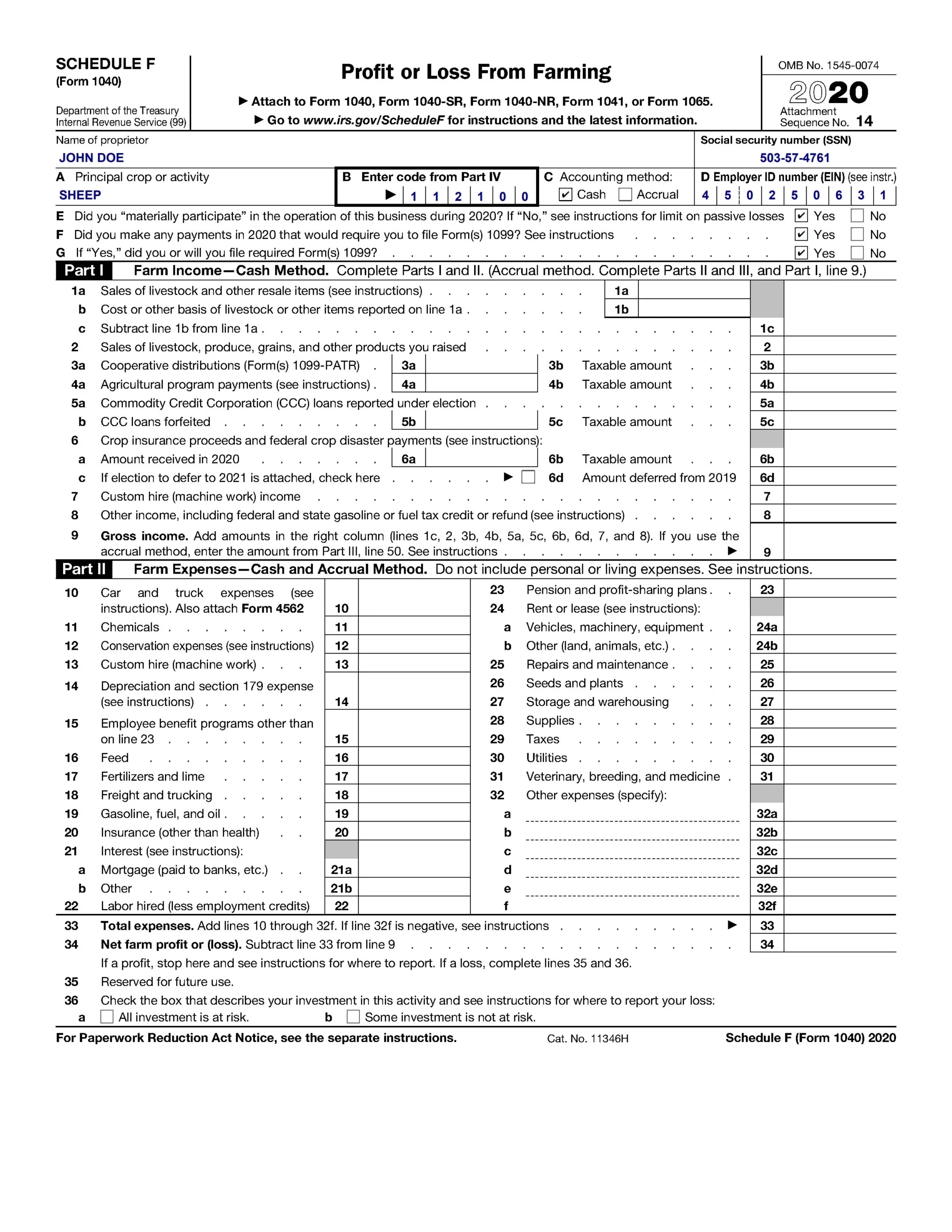 Irs Form 1040 Schedule A