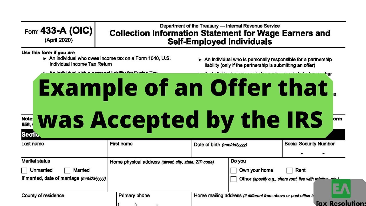 Irs Form Oic