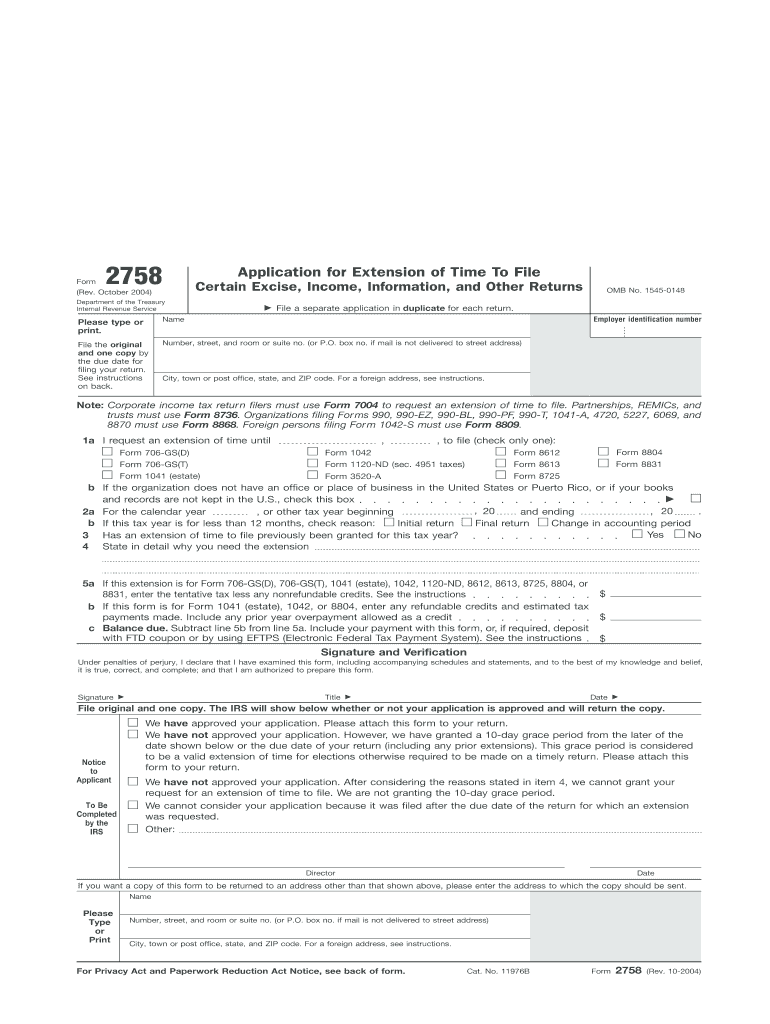 Irs Form 4868 Fillable