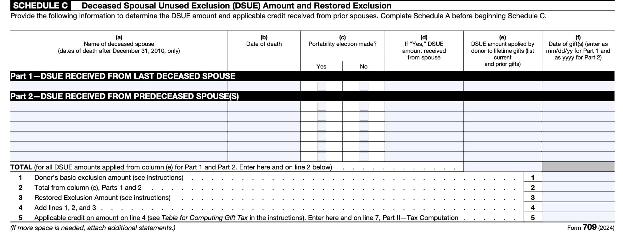 Irs Form 709 2025