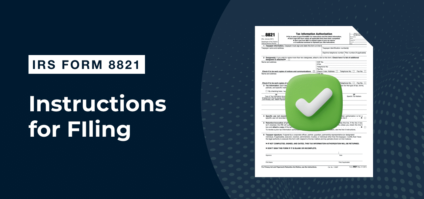 Irs Form 8821 Tax Information Authorization
