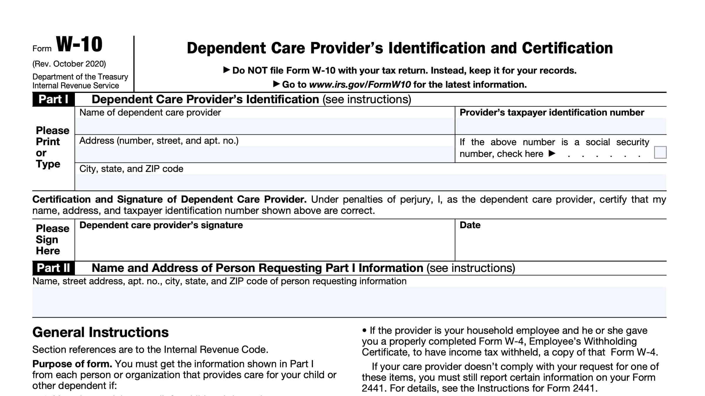 Irs Form Household Employee