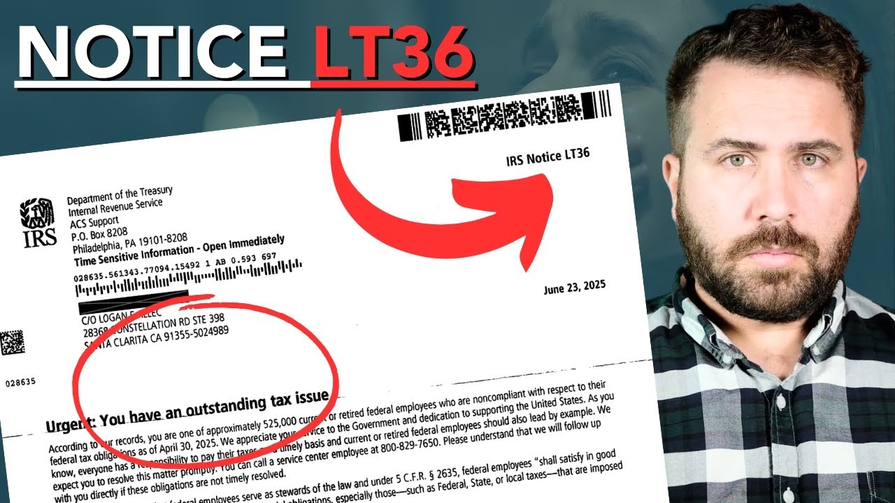 IRS Notice LT36 The IRS Is Targeting 525 000 Federal Employees 