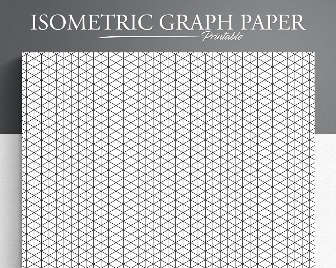 Isometric Paper Printable A4