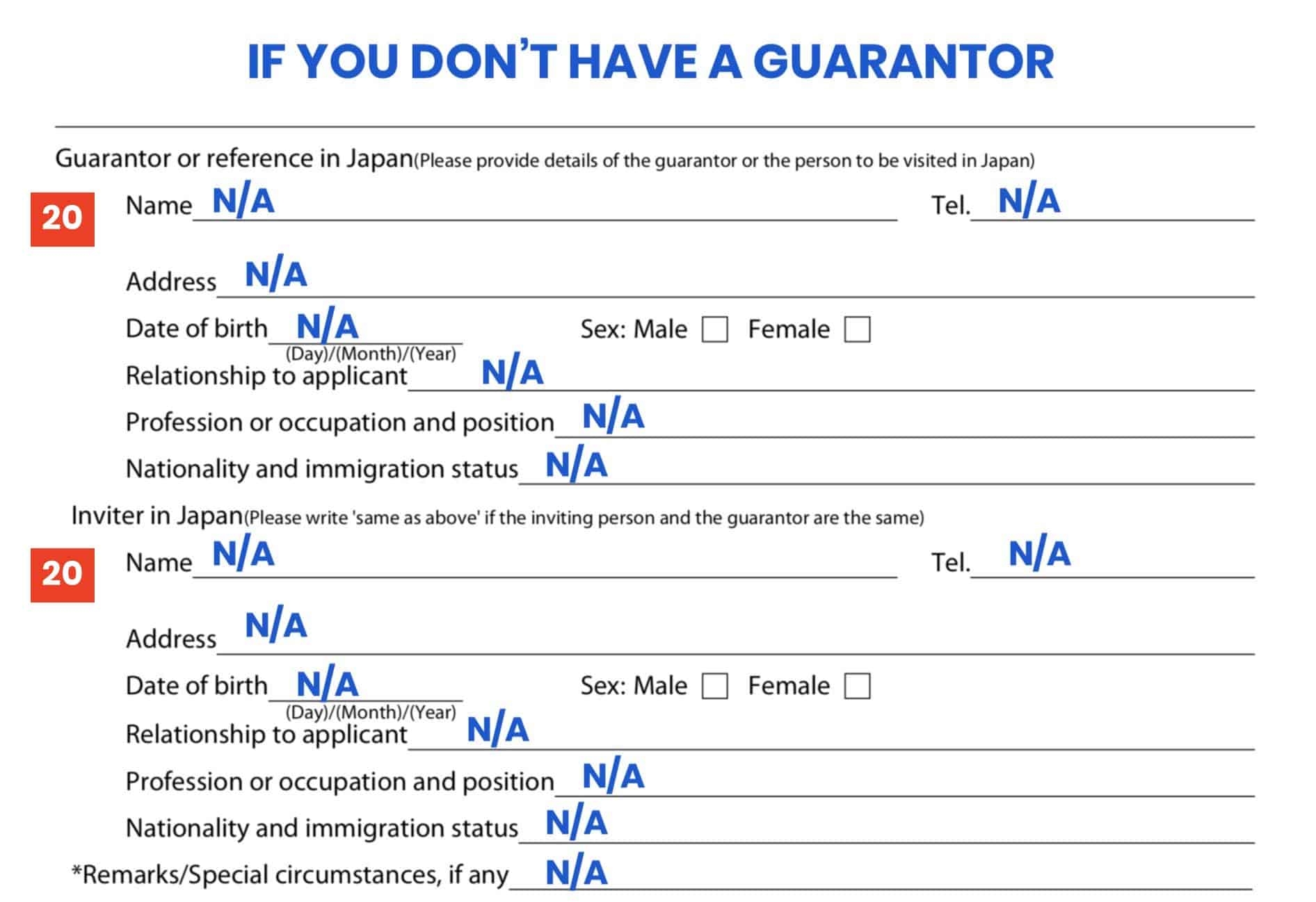 Japan Multiple Visa Application Form 2025