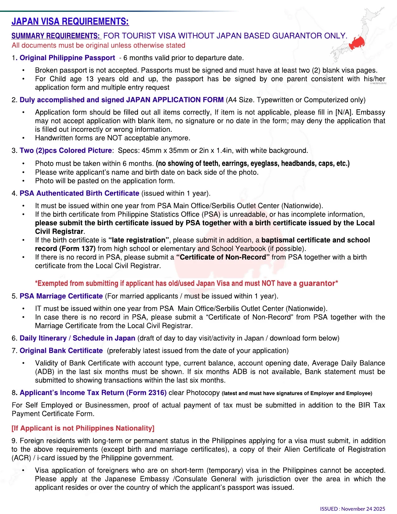 Japan Visa Pan Pacific Travel