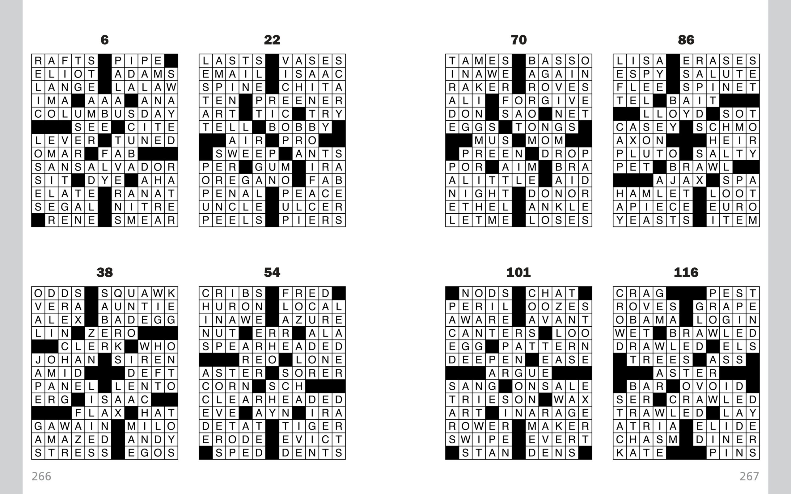 Printable Thomas Joseph Crossword Puzzles