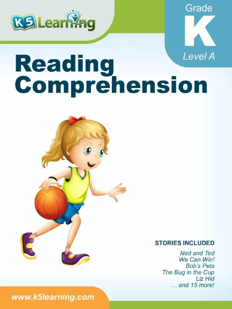K5 Learning Reader Level A PDF Sentence Linguistics Worksheet