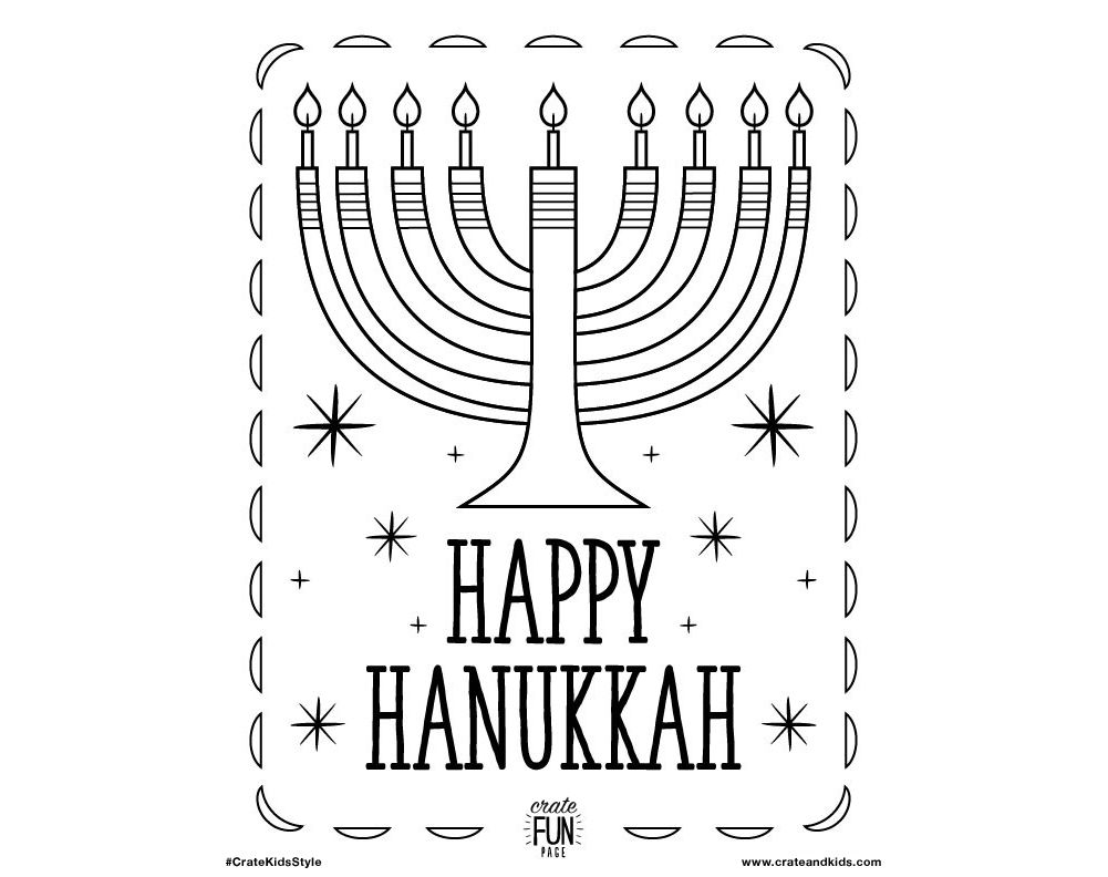 Free Printable Hanukkah Crafts