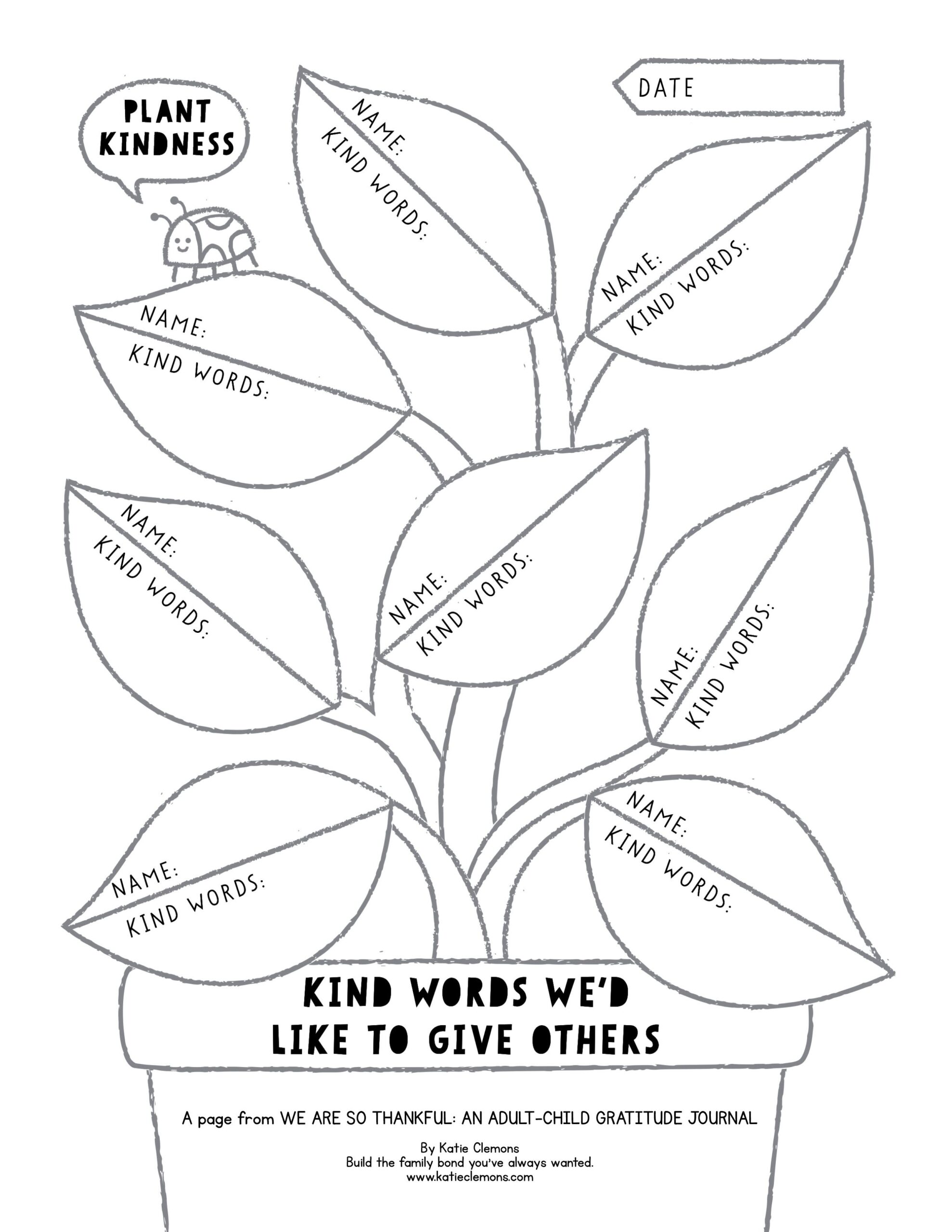 Free Printable Kindness Activities