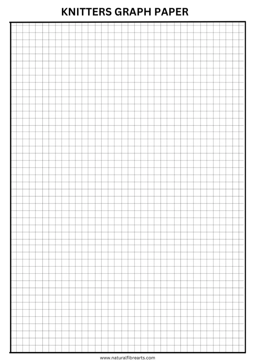 Free Knitting Graph Paper To Print