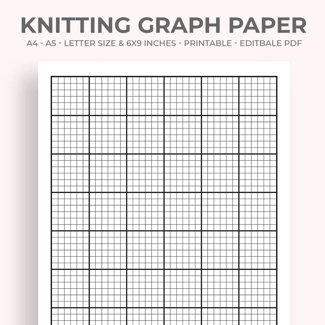 Knitting Pattern Graph Paper Knitting Graph Paper