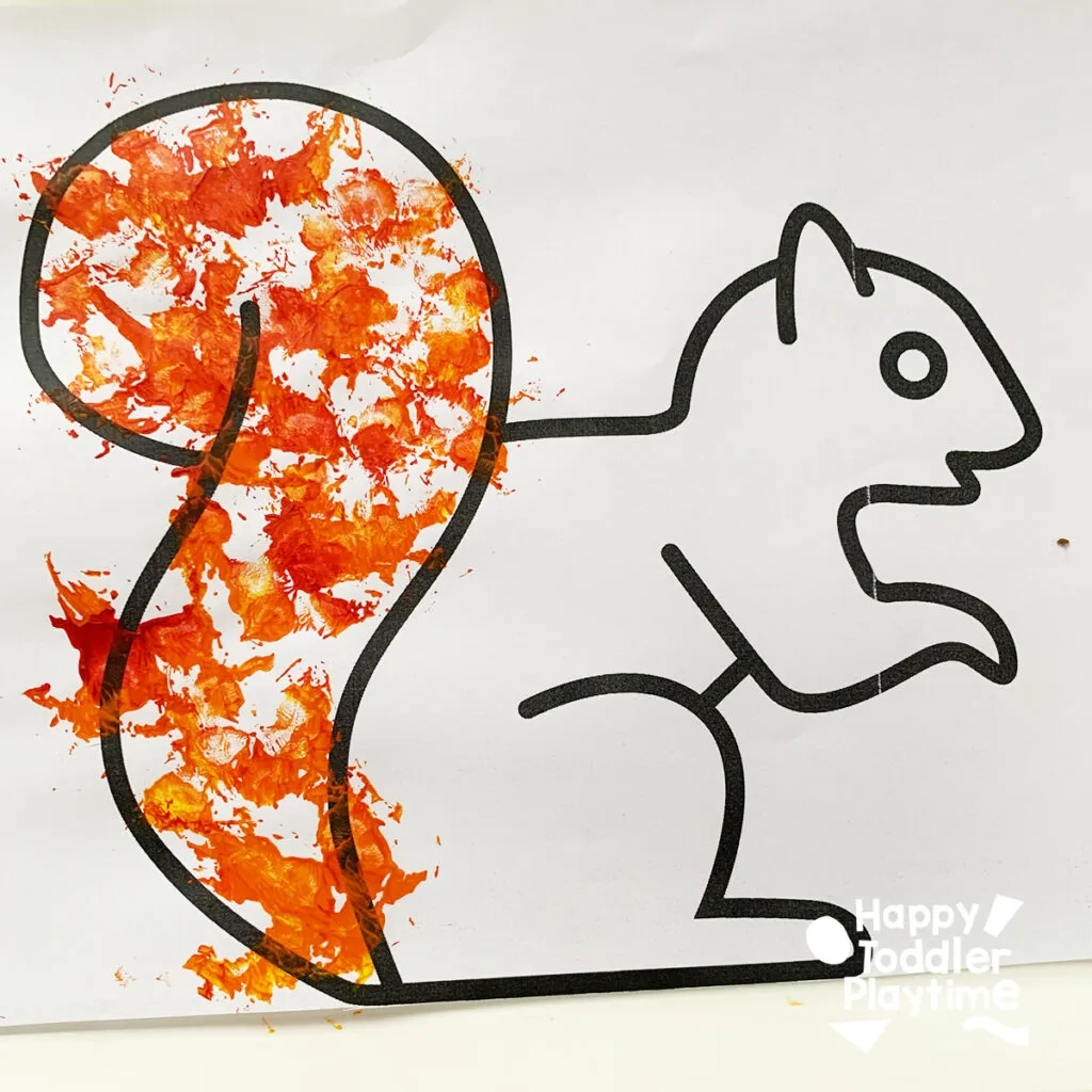 Free Printable Squirrel Template