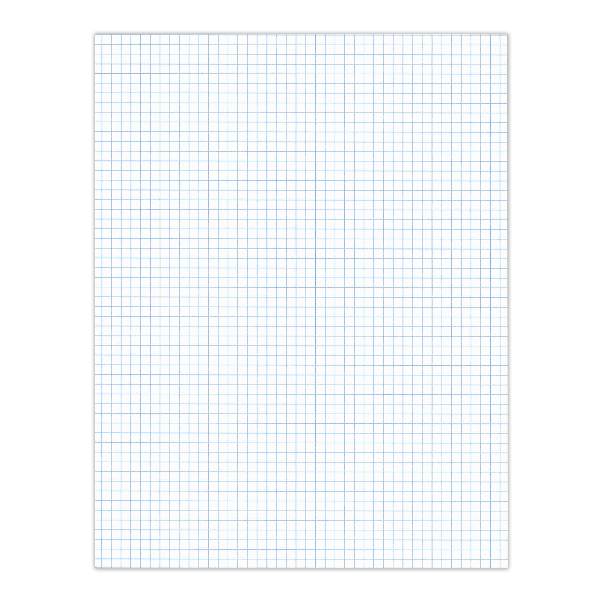 Legal Pad Glued Top Bound 5x5 Grid Ruled 8 5 X 11 50 Sheets 