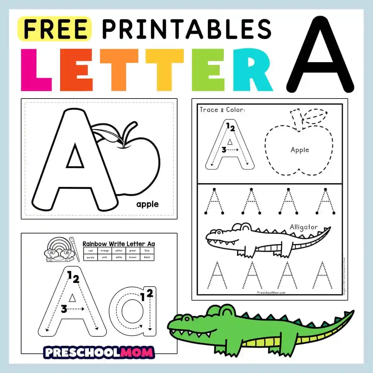 Kindergarten Alphabet Worksheets Free Printables