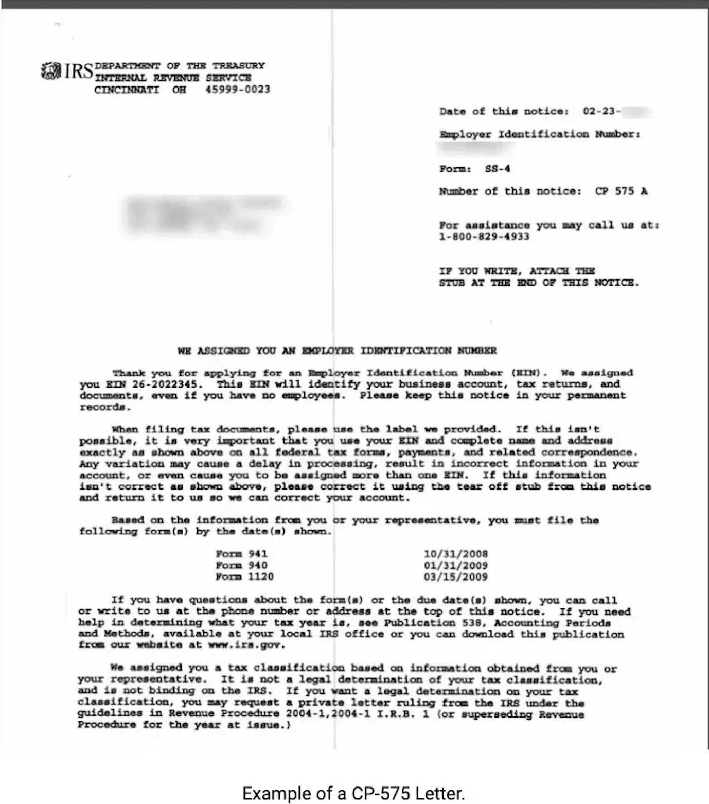 Lost Your Notice CP 575 Here s How To Obtain A Replacement For 