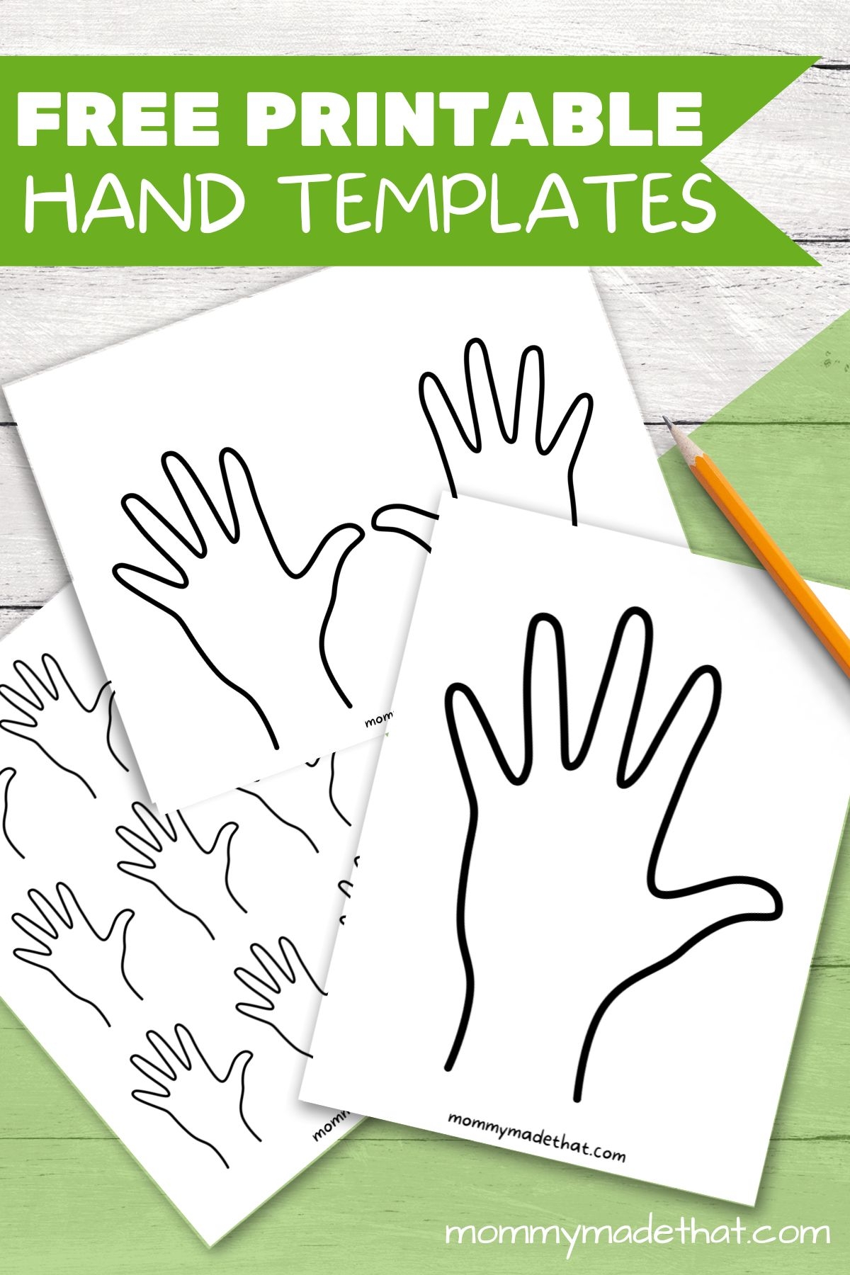 Printable Handprints Template
