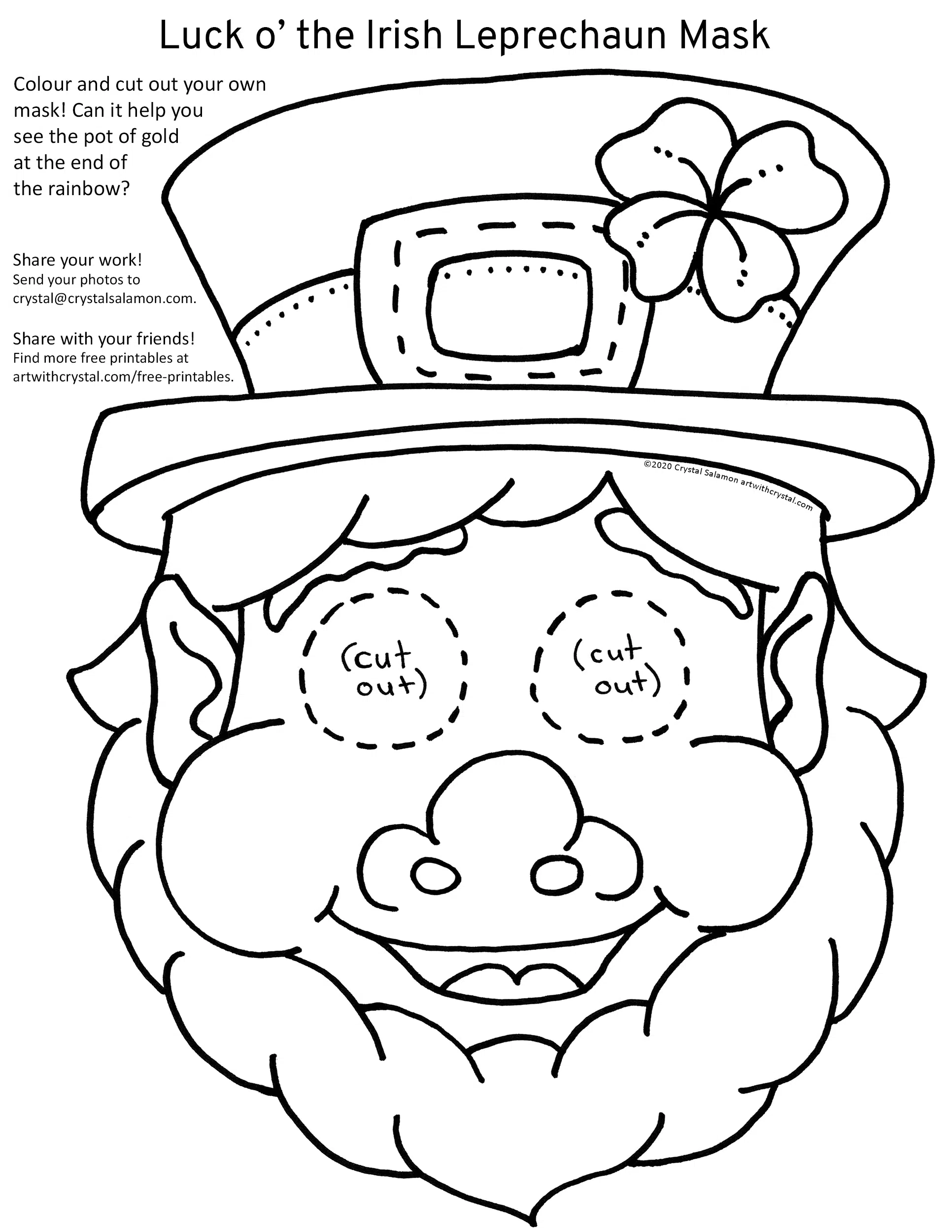 Leprechaun Template Printable