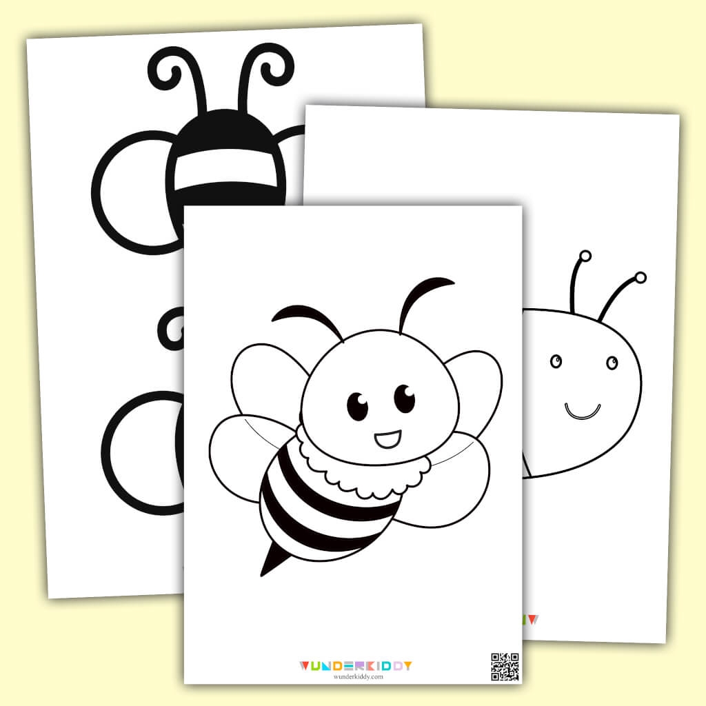 Free Printable Bumble Bee Template