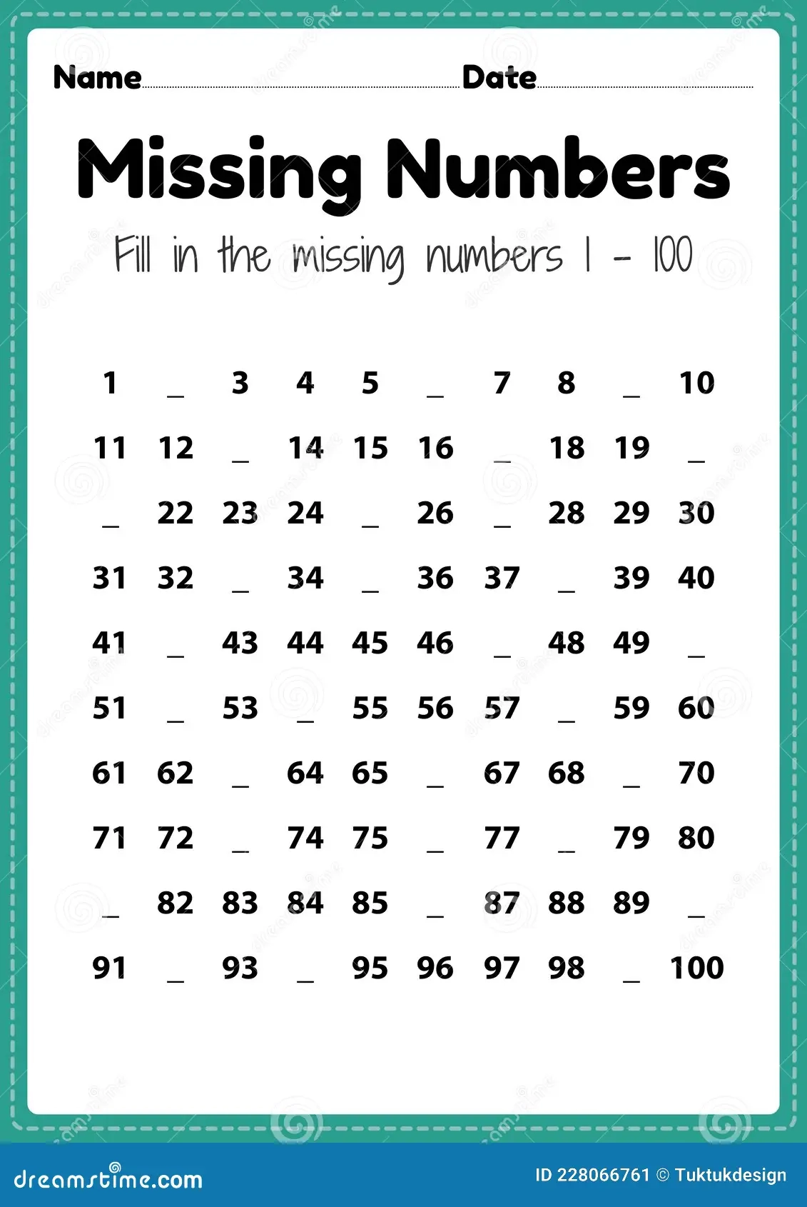 Kids Maths Worksheets Printable