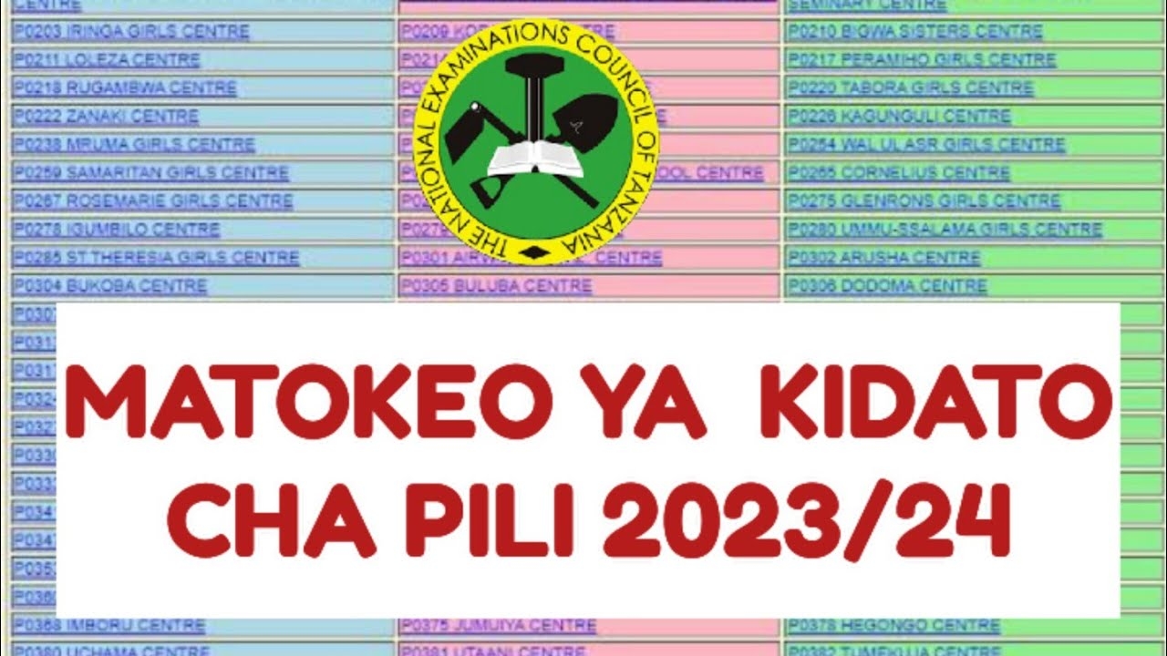 MATOKEO YA NECTA KIDATO CHA PILI 2023 NECTA RESULT FORM TWO 2023 