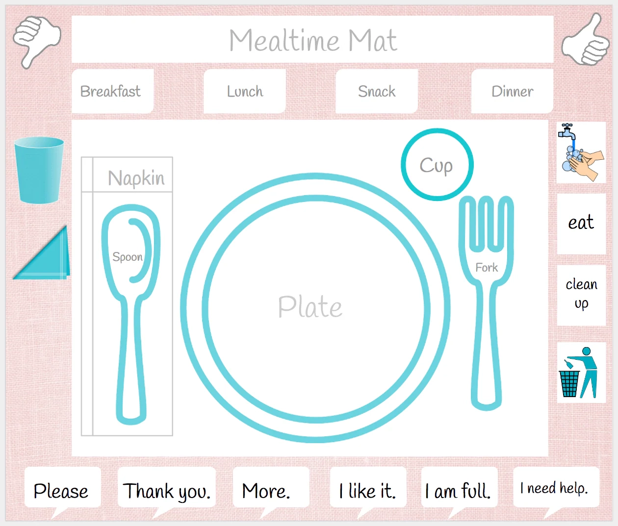 Printable Placemats Templates
