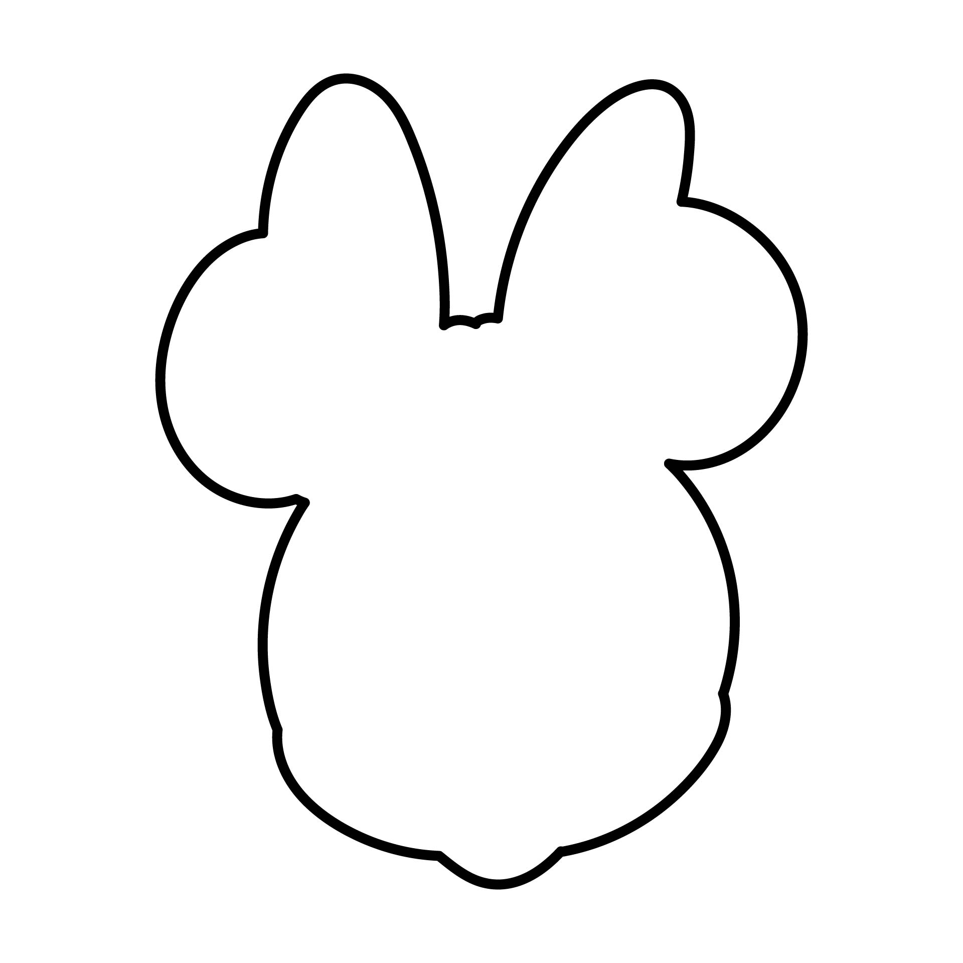 Minnie Mouse Template Printable
