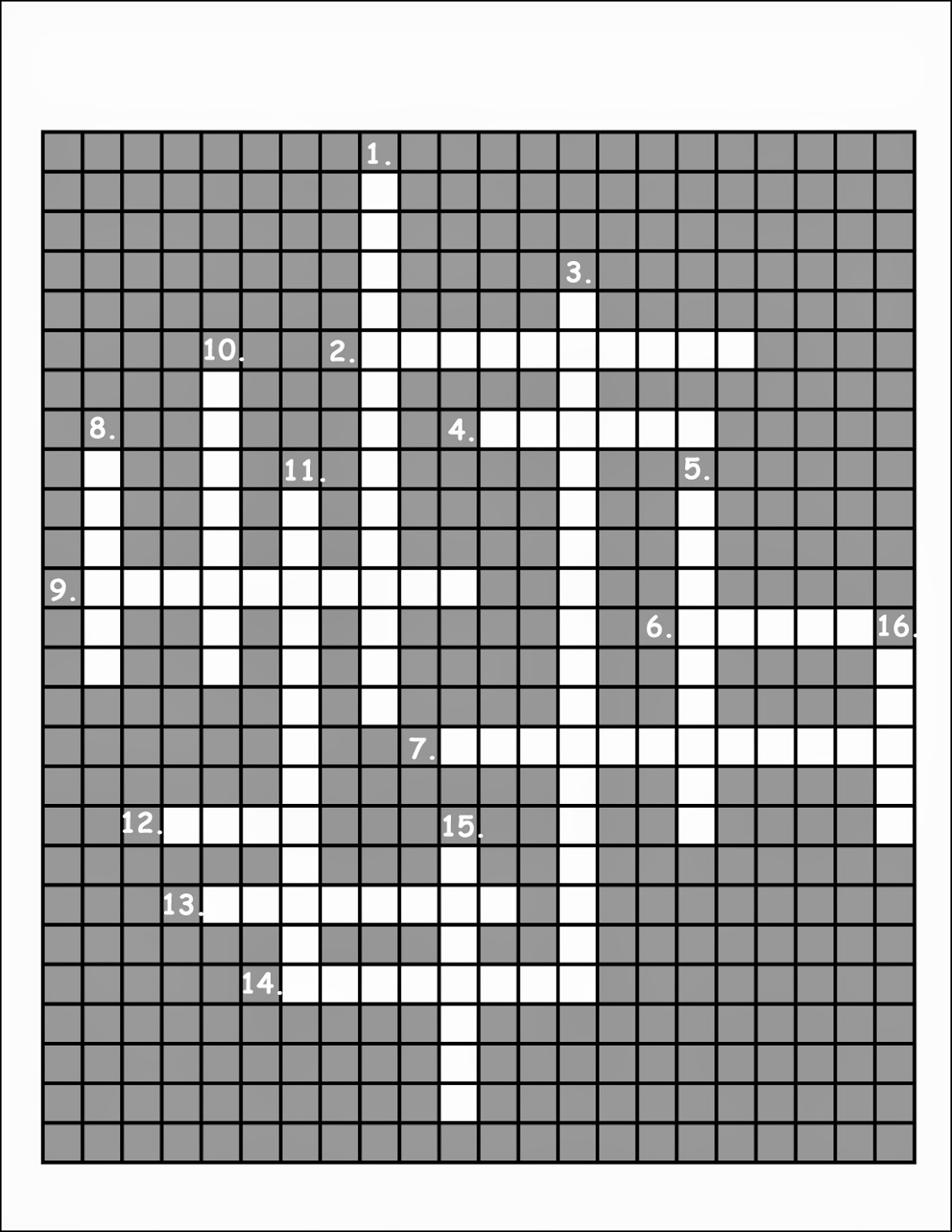 Mirroreyes Printable Crosswords Printable