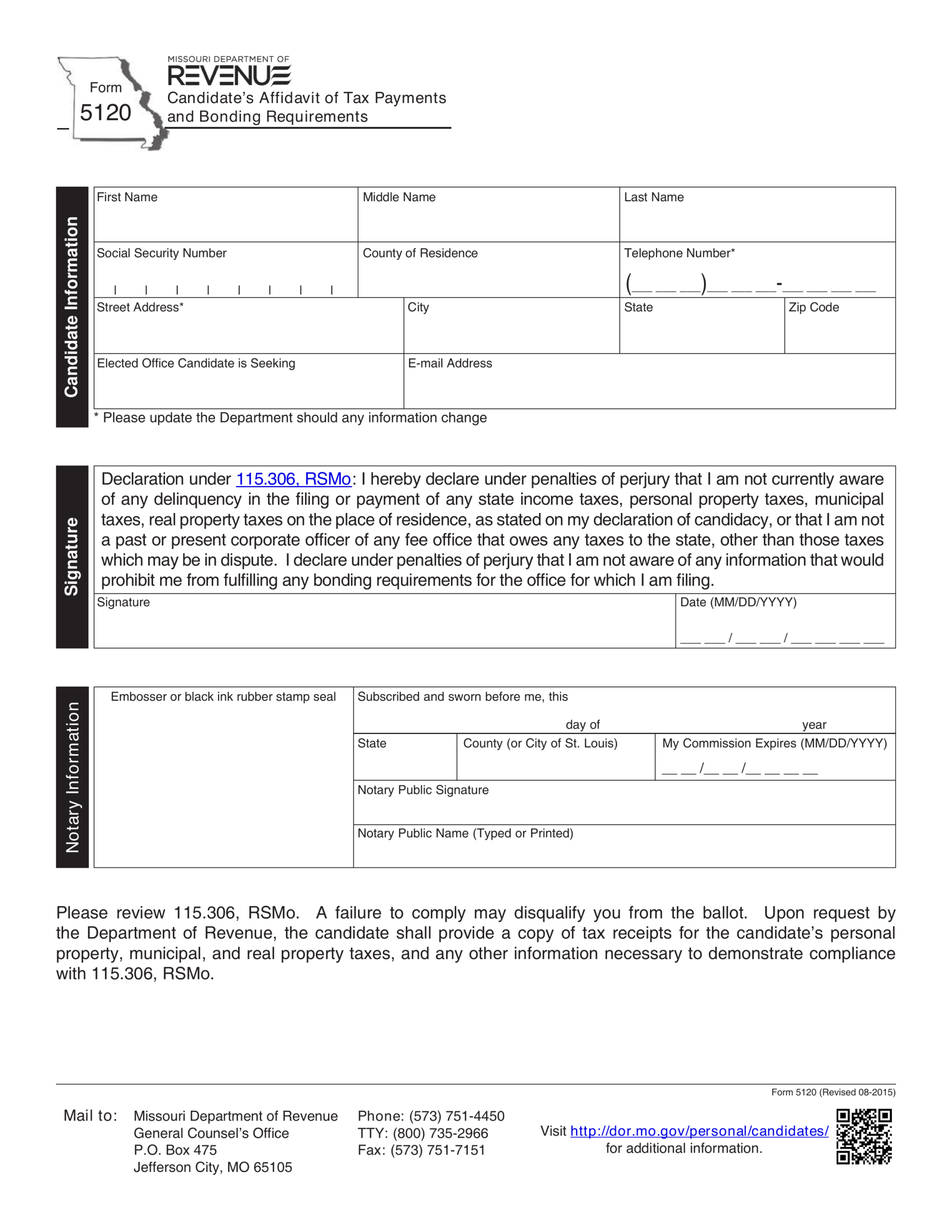 Missouri Department Of Revenue Form 53 1 2024 2025 Fill PDF Guru