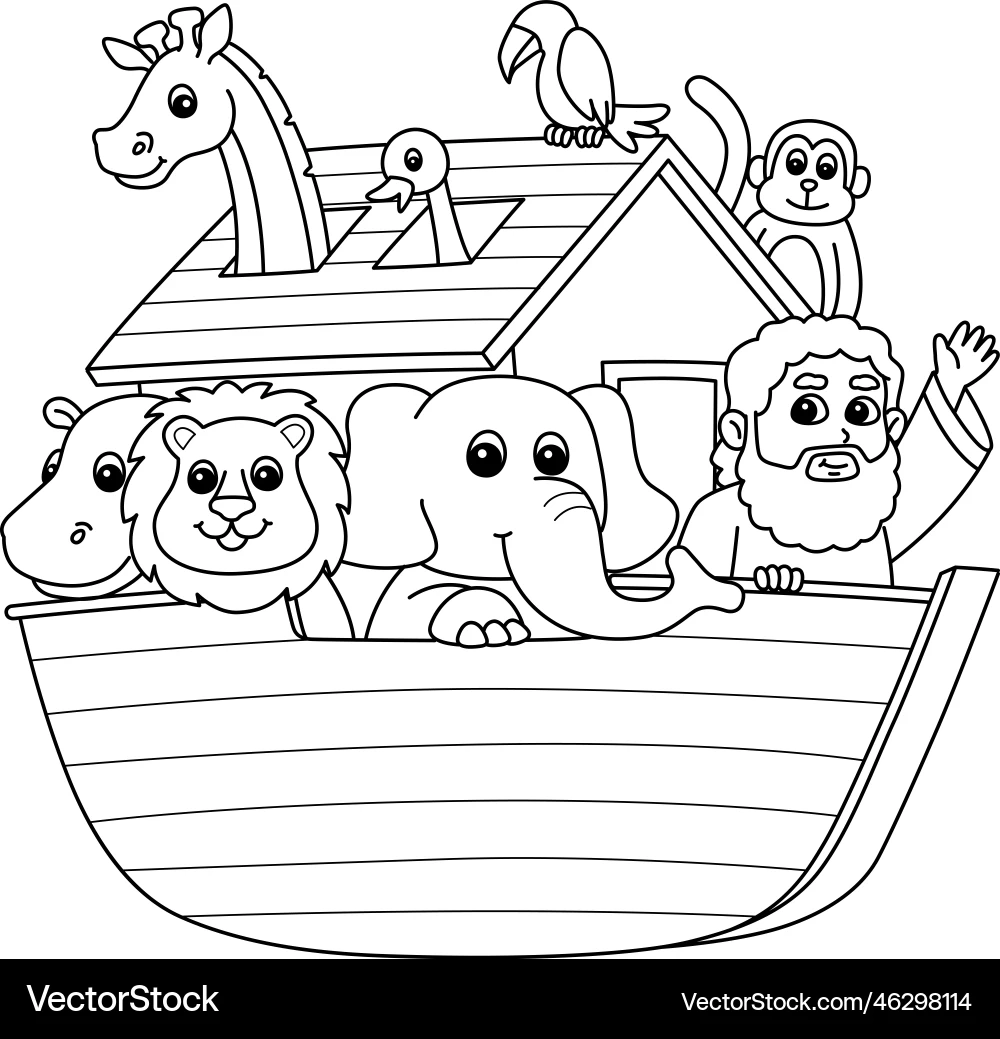 Free Printable Coloring Pages For Noah's Ark
