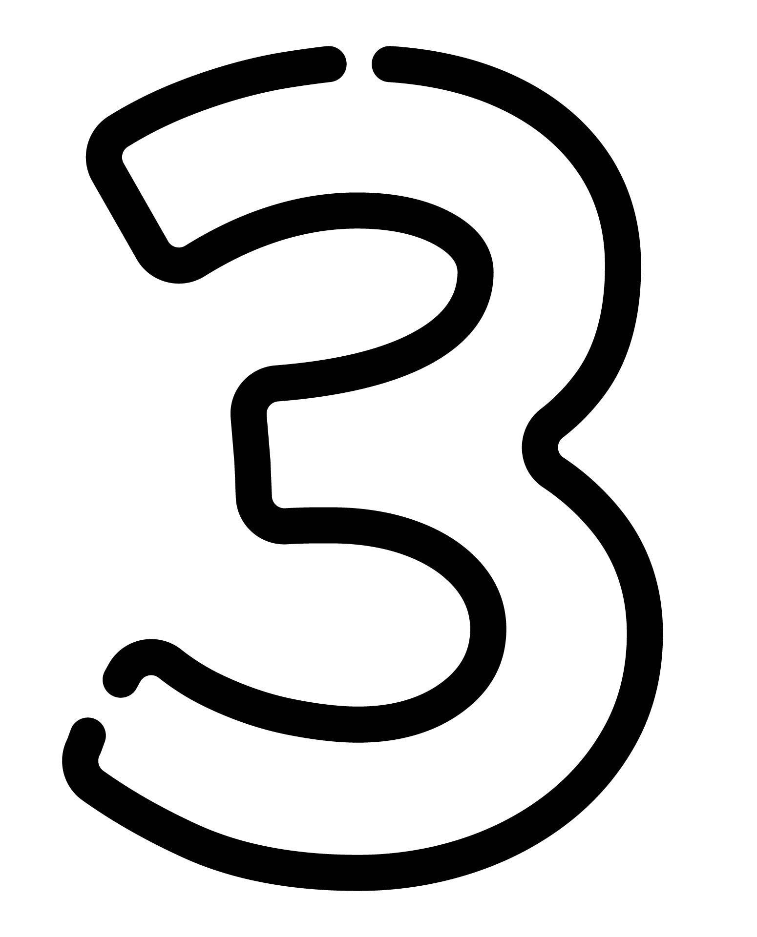 Number 3 Templates 10 Free PDF Printables Printablee