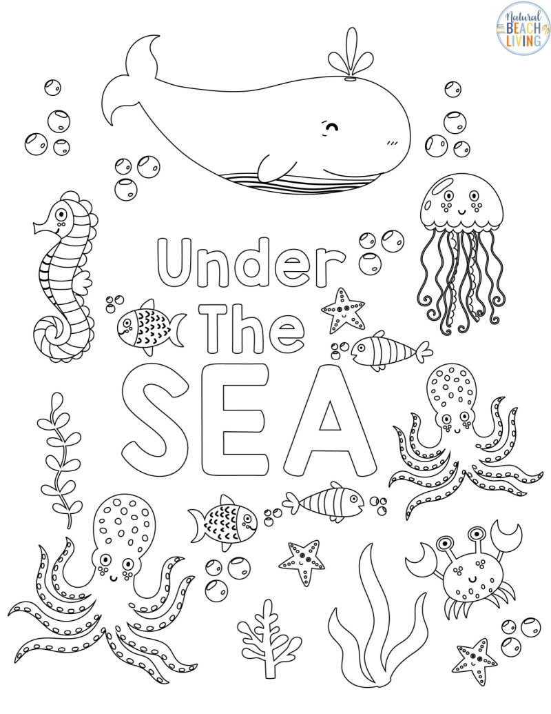 Printable Sea Animals Worksheets