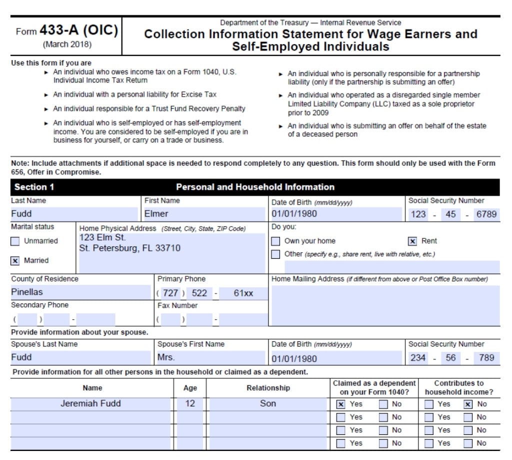 Offer In Compromise How To Get The IRS To Accept Your Offer Law 