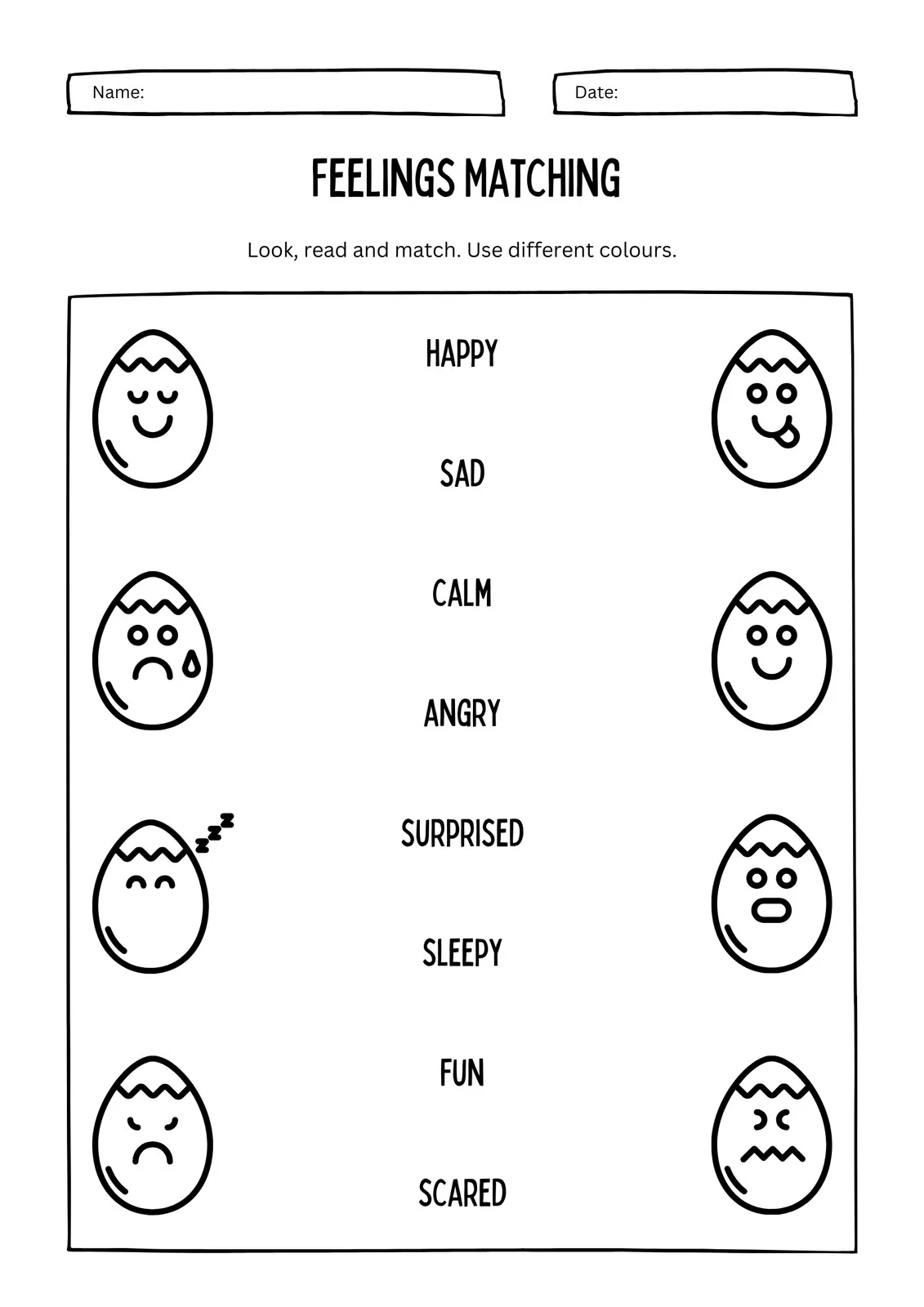 Page 4 Free Printable 2nd Grade Reading Worksheet Templates Canva