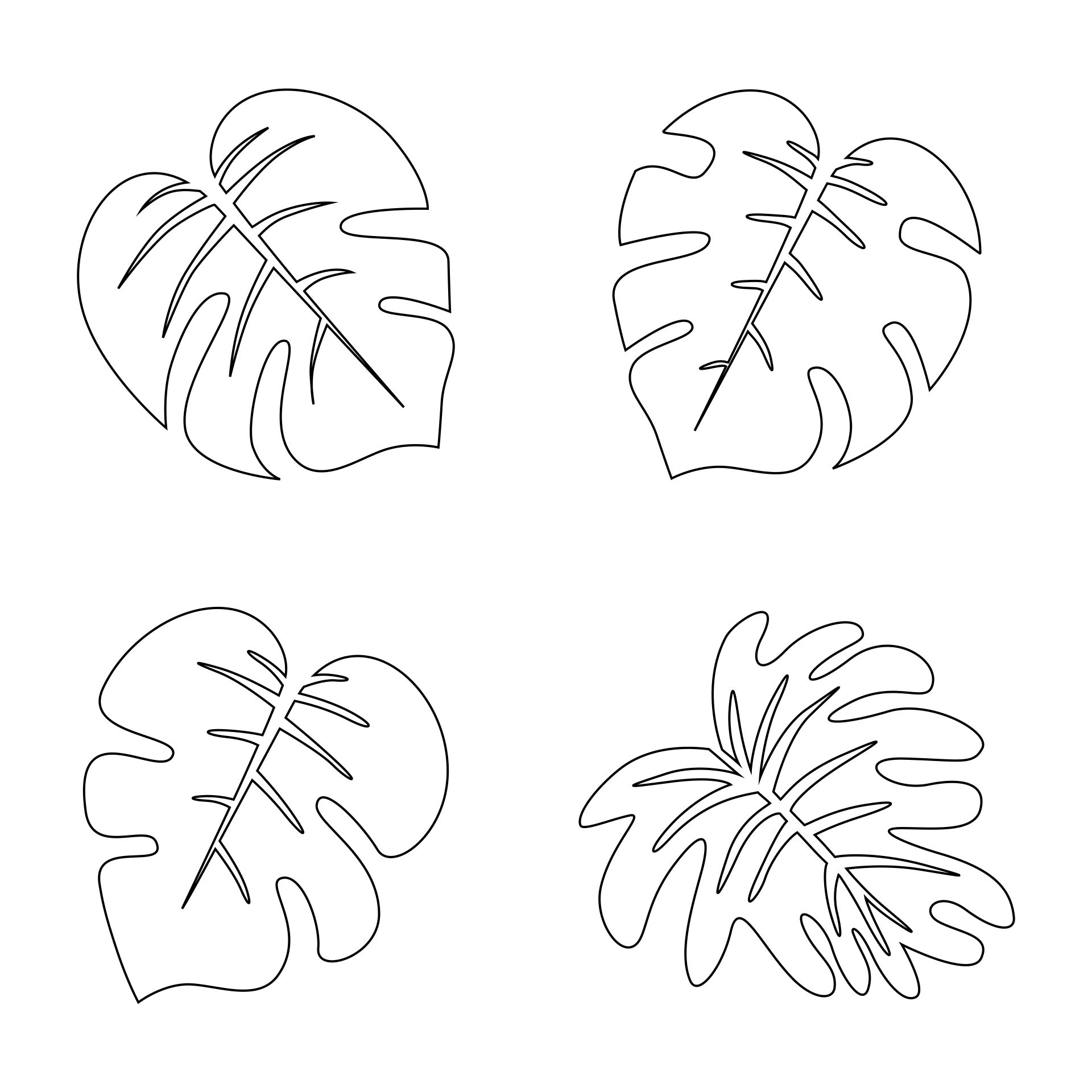 Palm Leaf Template 16 Free PDF Printables Printablee