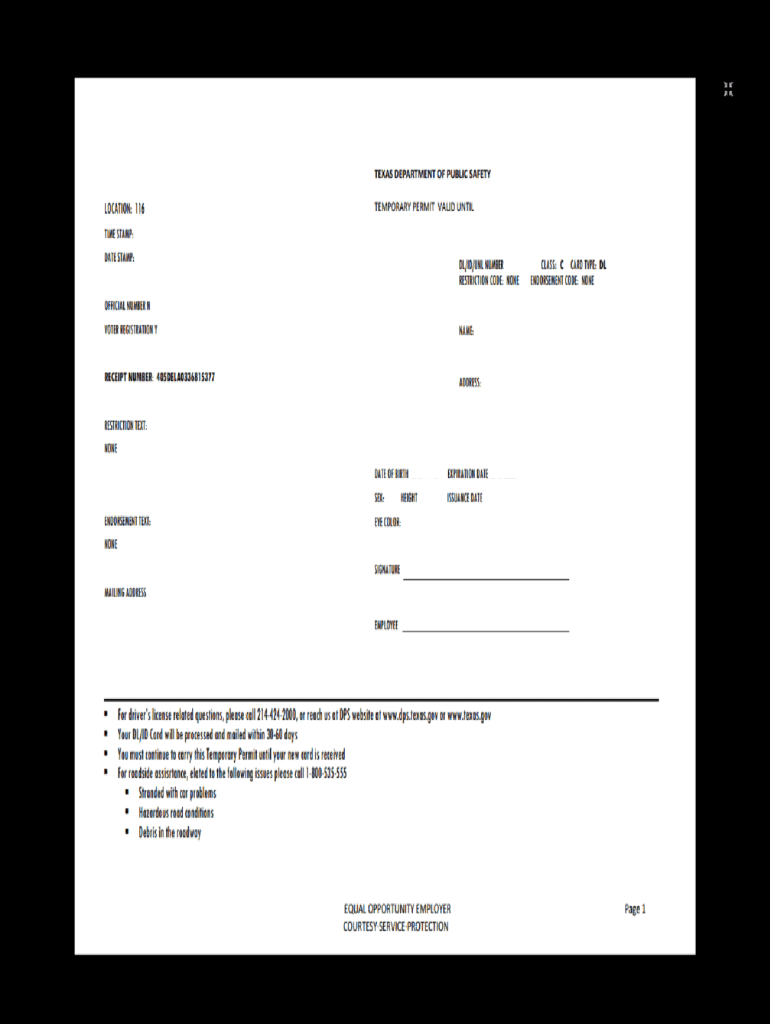Paper Id Template Printable