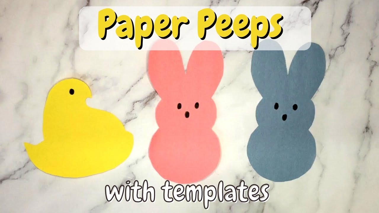 Printable Peeps Template