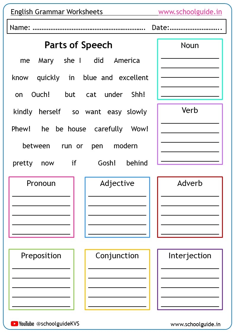 Free Printable Esl Grammar Worksheets